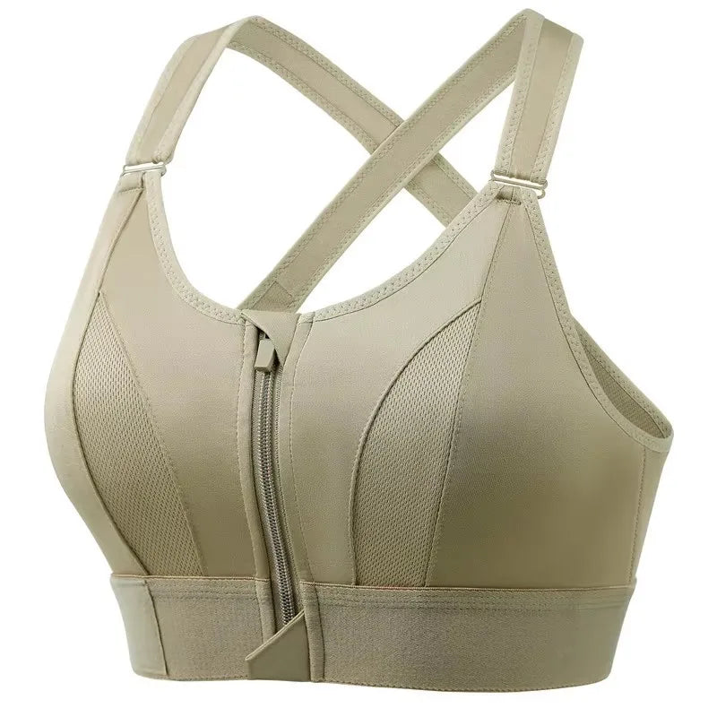 Brassière Fitness Zippée  | Maintien & Confort – SweatEase