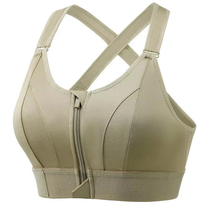 Brassière Fitness Zippée  | Maintien & Confort – SweatEase