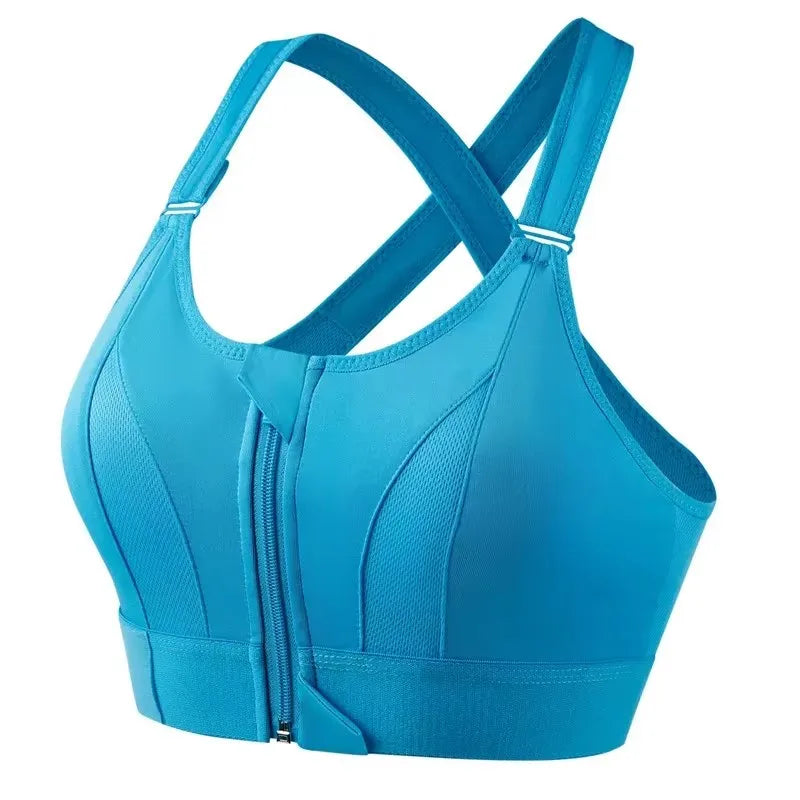 Brassière Fitness Zippée  | Maintien & Confort – SweatEase