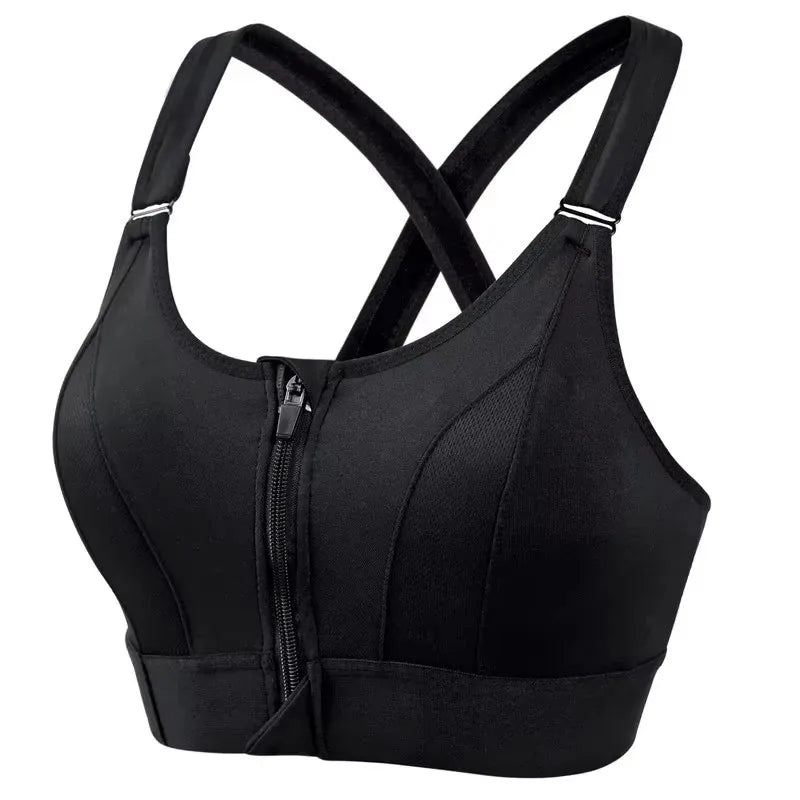 Brassière Fitness Zippée  | Maintien & Confort – SweatEase