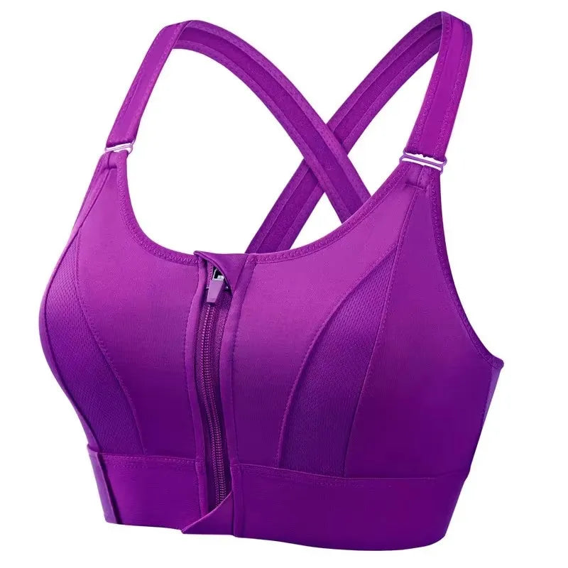Brassière Fitness Zippée  | Maintien & Confort – SweatEase