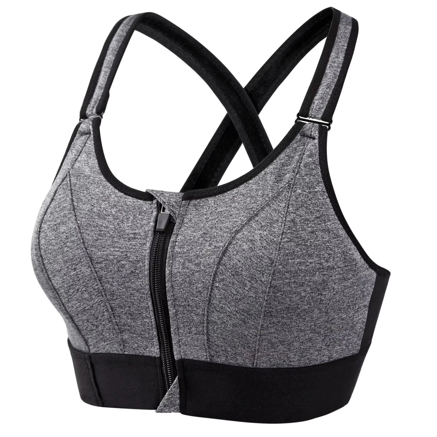 Brassière Fitness Zippée  | Maintien & Confort – SweatEase
